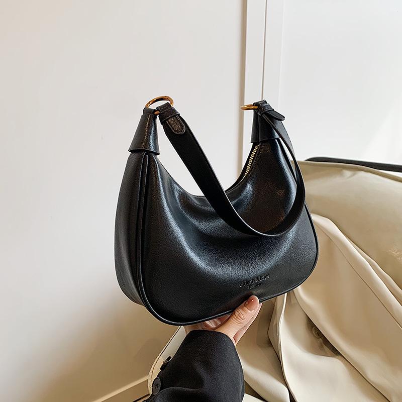 Commuter Bag Autumn Women 2025 New Simple Underarm Bag Versatile Single Shoulder Crossbody Dumpling Bag One Piece Delivery