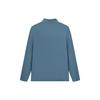 Fila Casual Breathable Long Sleeve Polo Shirt Men Tops Twilight-Blue F11M142204F-DB