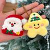 Cartoon Weihnachten Namensanhänger, Niedliche Mädchenhafte Herztaschen, Plüschpuppen, Weihnachtsmannfiguren, Kleine Geschenke