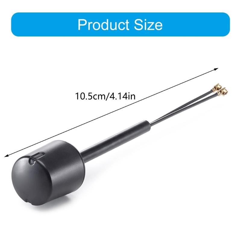 2-Band 2-Polarized Copper Antennas for Air Unit FPV Quadcopters, Signal Connectivity