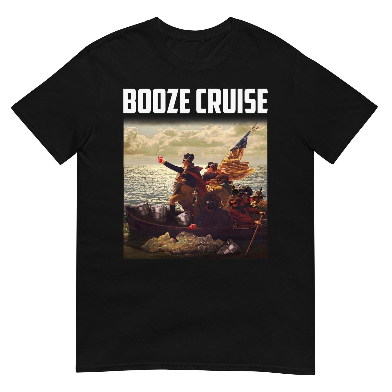 Political Party Booze Cruise Shades & Red Cups T-Shirt S