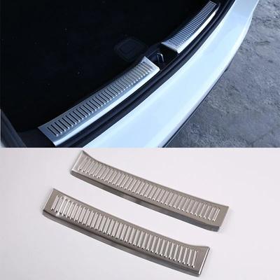 Car Accessories Interior Rear Bumper Protector Trunk Guard Sill Plate Scuff Trim for Mercedes Benz B Class W247 +