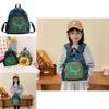 Cute And Colorful Dinosaur Print Backpack For Kids Perfect For Preschool Activities
