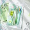 Cute Flower Gel Pen School Supplies Kit Highlighter Portable Pencil Eraser  School Office