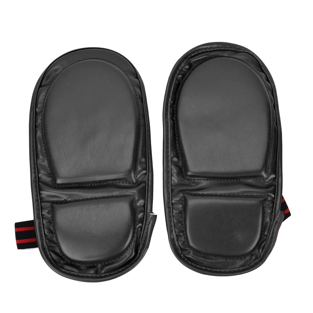 EVA Pad Instep Guards Foot Guard Protector for Sanda Boxing MMA Muay Thai(black)