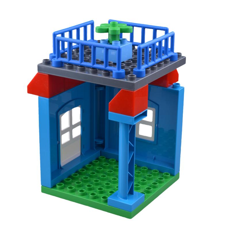 Große Bausteine Haus Zubehörteile Dach Fenster Wand Bauen Zusammenbauen Steine Lernspielzeug Für Kinder Geschenk