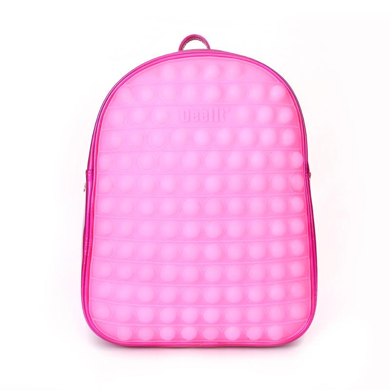 Backpack Mouse Buster: Decompression Bubble Fun Silicone Schoolbag for Kids