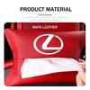 Car Tissue Box Car Sun Visor Tissue Box Holder Car Accessories For Lexus CT ES GS NX IS250 RX350 IS200 LX570 UX250h CT200h