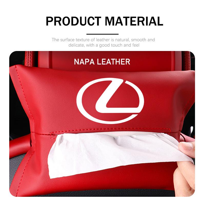 Car Tissue Box Car Sun Visor Tissue Box Holder Car Accessories For Lexus CT ES GS NX IS250 RX350 IS200 LX570 UX250h CT200h