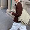 American Retro Solid Color Knitted Cardigan Autumn Winter Stylish Zipper Men's Clothing O-Neck Casual Loose Long Sleeve Sweaters