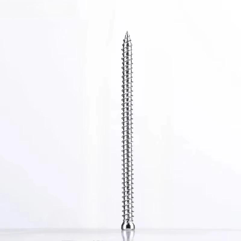 20PCS 410 Stainless Steel Plum Blossom Groove Small Head Cement Nail Door and Window Installation Self Tapping Nail