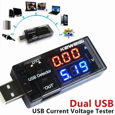 1 pz interfaccia USB tester di corrente e tensione ricarica voltmetro amplificatore volt amperometro rilevatore