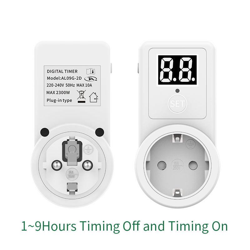 

European Smart Timer Socket with 2-Digit Digital Display AL09G-2D
