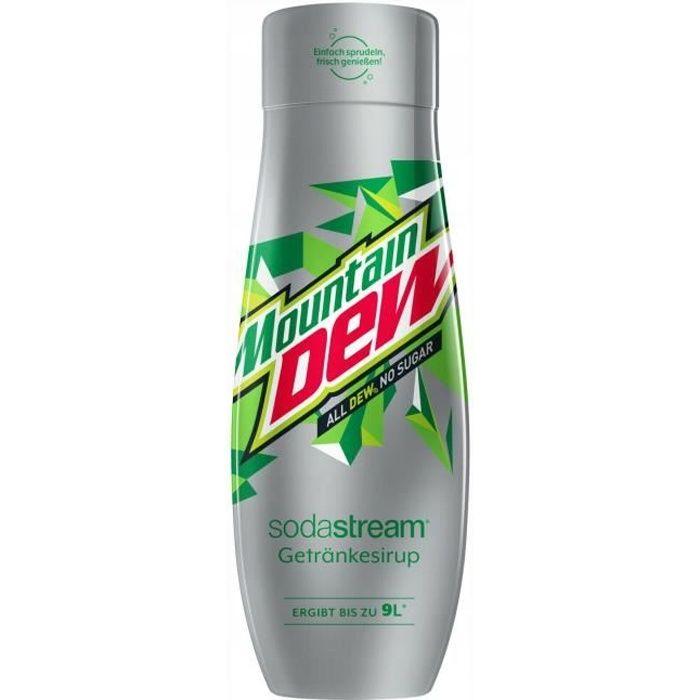 Saturateur de Soda - SODASTREAM - Mountain Dew - 8L - Sans sucre - Concentré