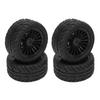4Pcs Rubber Tire Strong Grip Powerful Buffering Racing Car Tires for UD1601 UD1602 UD1603 UD1604 UD1607 SG1603 SG1604