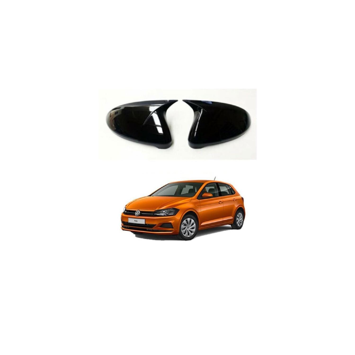 

Для Monlion Volkswagen Polo Mk6 2018 Бэтмен летучая мышь зеркальный чехол фортепиано черный