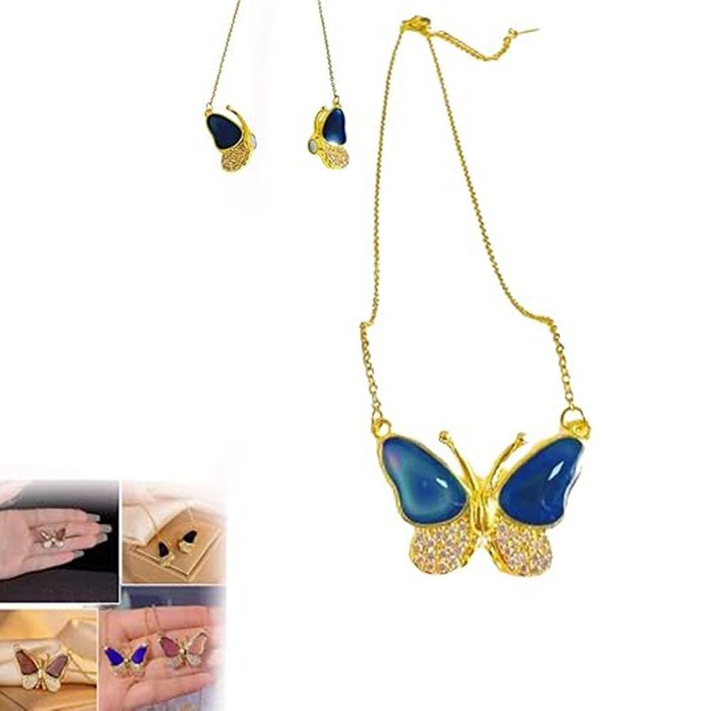 

Jewelry Accessories Temperature Sensing Color Necklace Gold Color Magnetic Necklace