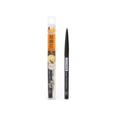 Matita per sopracciglia ultra-fine 02 Marrone oliva, retrattile, Marrone chiaro, 0,02 g (1 confezione)