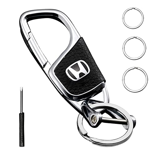 

[FQLYP] Брелок, Брелок, Брелок, Автомобильный держатель ключей, Прочный металлический чехол для ключей, Стильный держатель ключей (Подходит для HONDA 1 шт.)