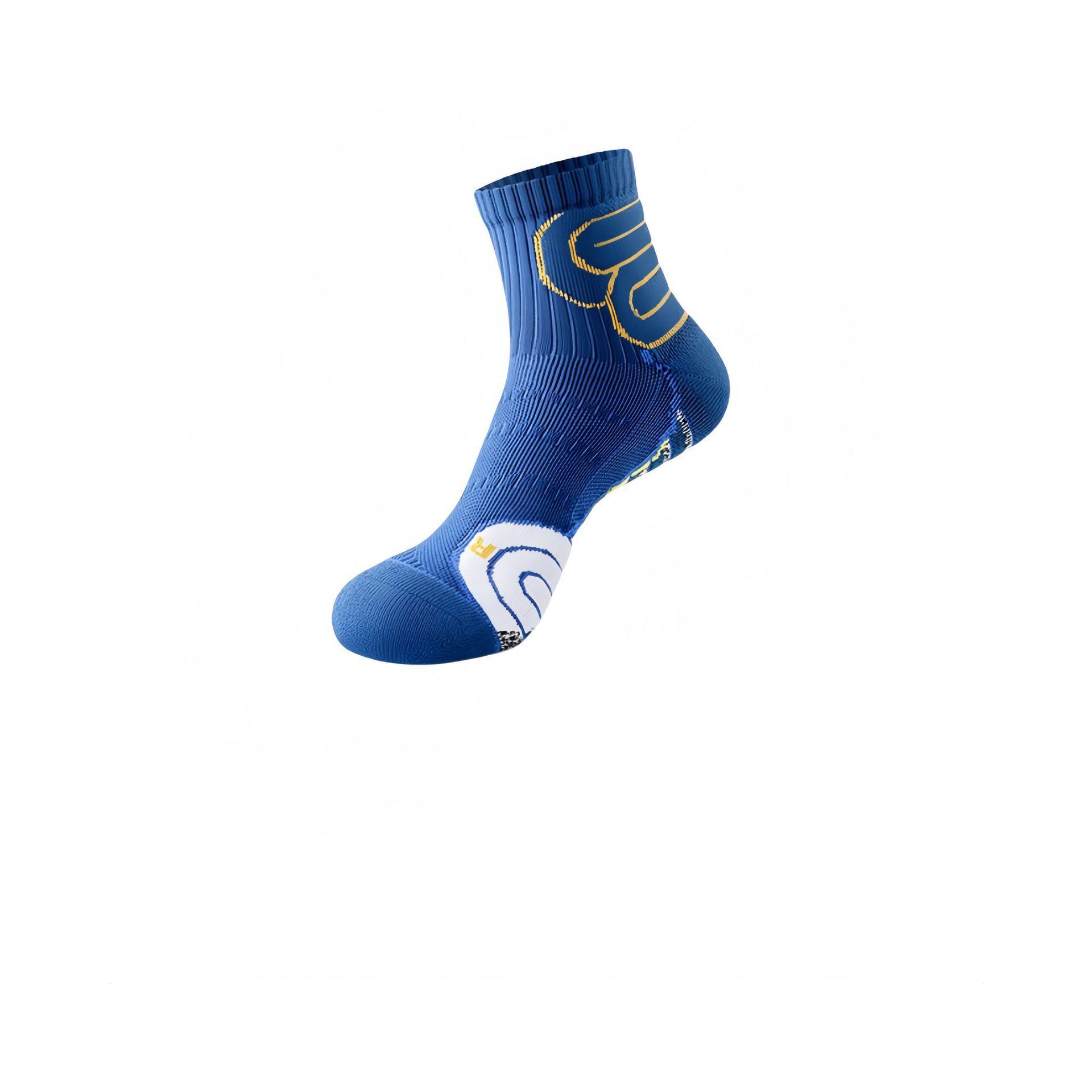 

Men s Mid-Calf Marathon Running Socks - Thick, Comfortable, Cushioned Sports Socks One Size синій