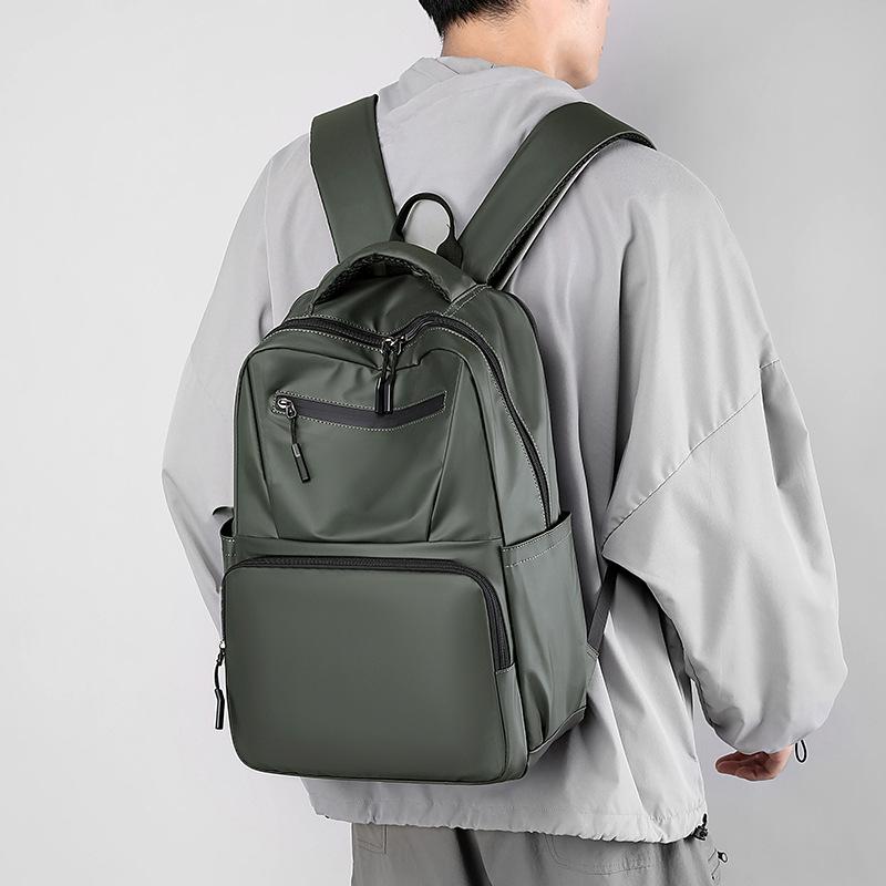 Spring Fashion Men's Backpack Simple Large Capacity Student's Backpack Backpack High-value Backpack