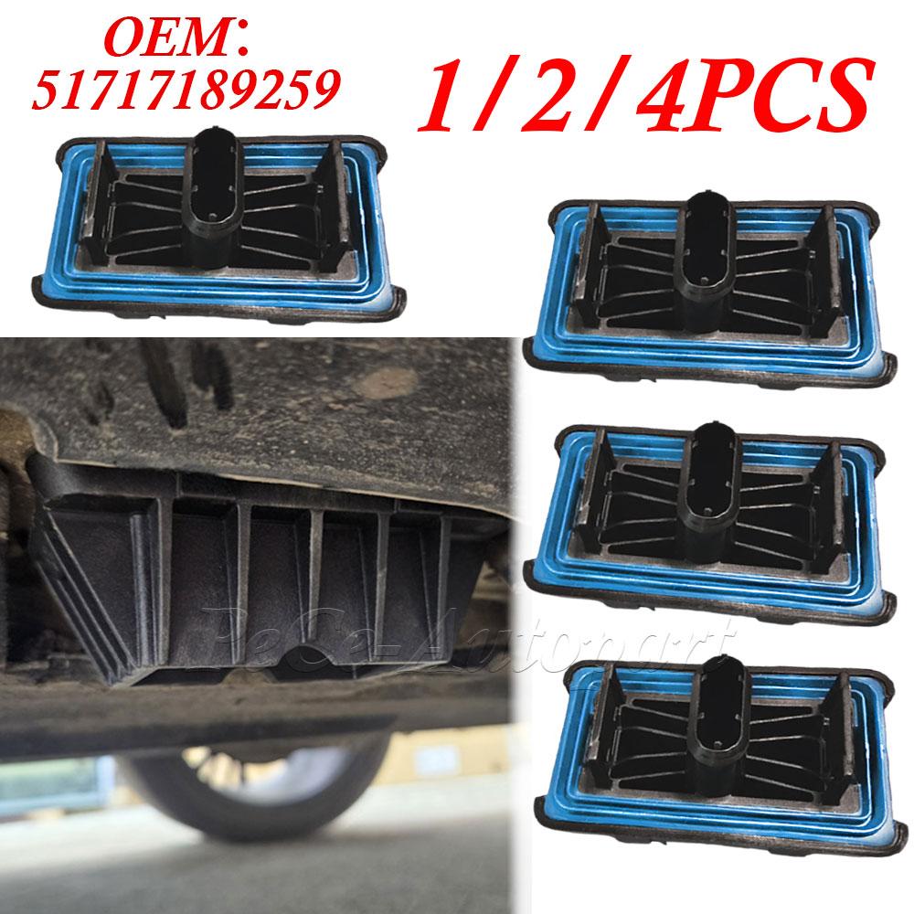 1/2/4pcs 51717189259 Lift Jacking Point Support Plug Plate Block Jack Pad For BMW X3 X4 X5 X6 F25 F26 E70 F15 E71 E72 F16 M F86