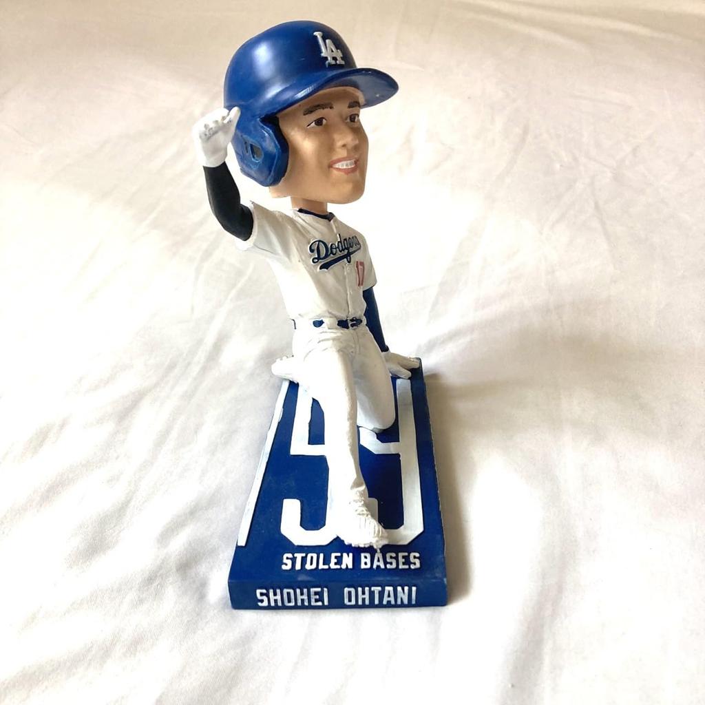 Shohei Ohtani 5050 Commemorative Bubblehead Figure, 50 Stolen Bases Sliding, Dodger Stadium Exclusive Distribution Item, May 15, 2025 [Item]