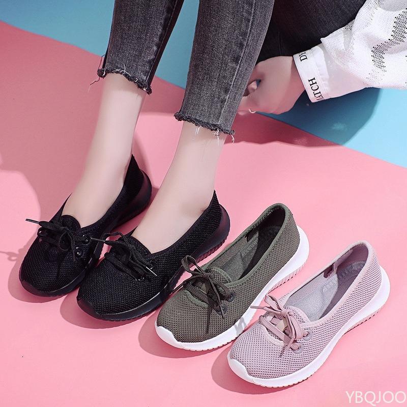 Fashion Comfortable lightweight shallow mouth anti slip casual shoes for spring  autumn simple breathable fashionable women's shoes
