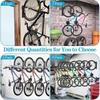 1/2/4 Pack Bike Rack Garage Wall Mount, Wall Mount Bike Rack with Screws, Holds Up to 66lb for Indoor Storage