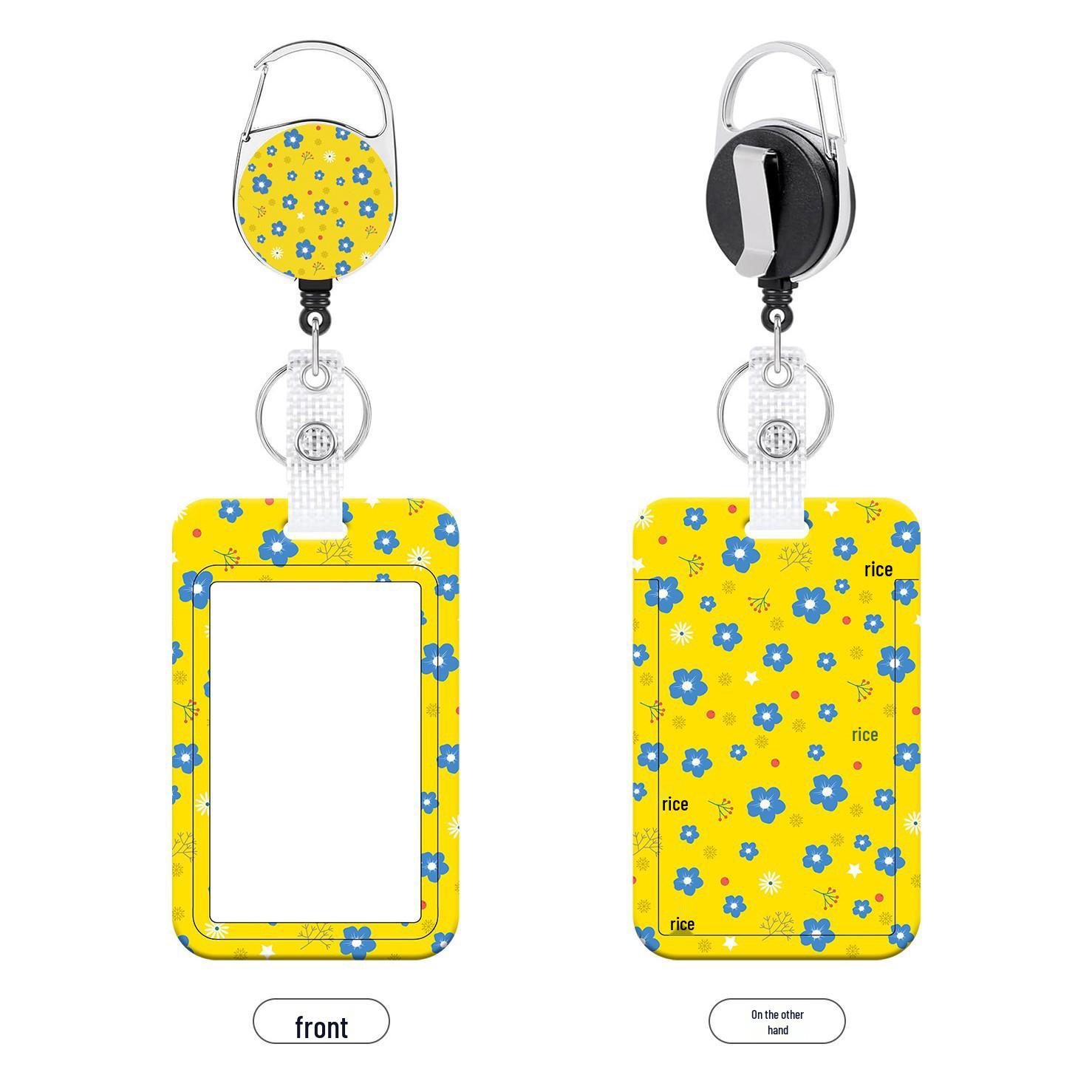 UV Plastic Lanyard with Retractable Buckle for ID, Badge, or Card Holder