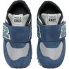 New Balance 574 New-B Hook & Loop Toddler Navy Slate Grey Baby Sneakers Blue NW574SOA