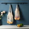 Foldbar Indkøbspose Genanvendelig Dagligvarepose Nylon Tote Bag Vaskbar Vandtæt Høj Bæreevne Håndtaske til Bil Udendørs Brug