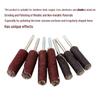 Cylindrical Sandpaper Grinding Head with Flap Wheel for Metal Polishing - Fits Electric Grinders