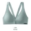 Wire-Free Push-Up Bra: Front Closure, Seamless, Anti-Sagging, Enhancing Support for Smaller Chests.