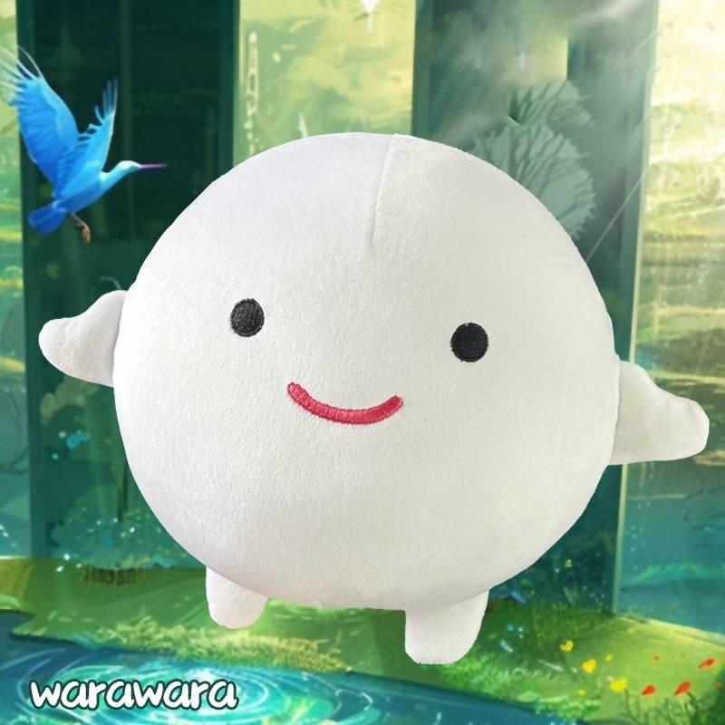 

Large Smiling Warawara Plush Doll Super Soft Short Plush Animal Toy Style D