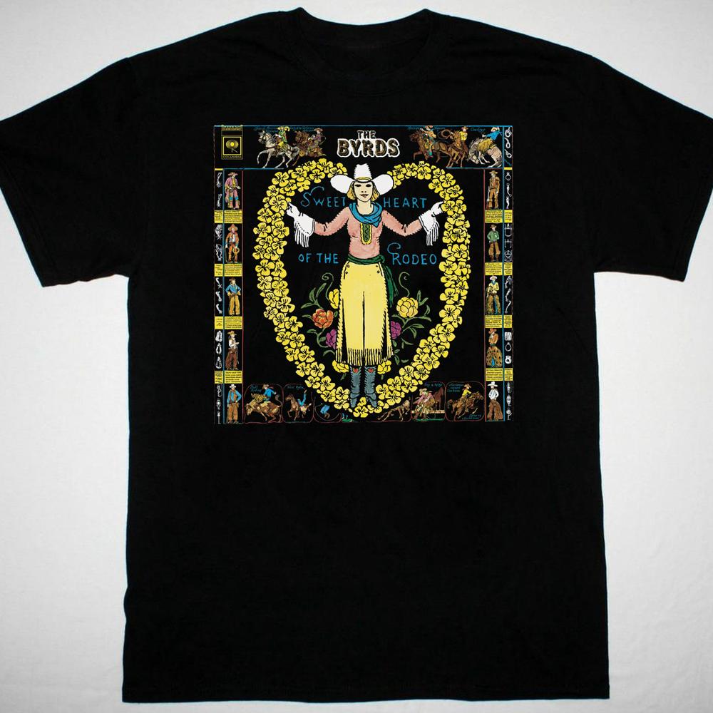 

Vintage The Byrds Sweet Heart Black Tee Unisex T-Shirt