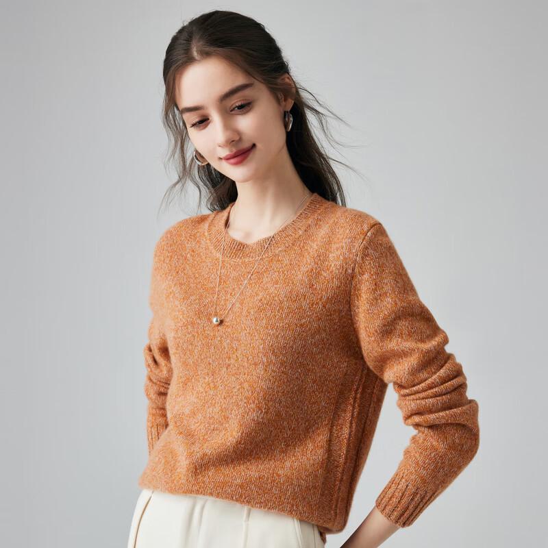 

PALUOPO Women s Round Neck Cashmere Sweater L