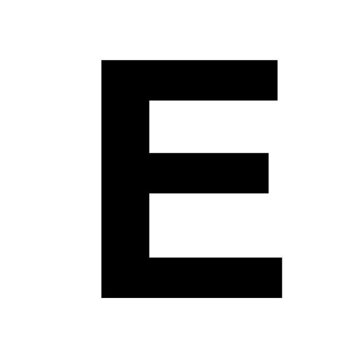 Lettre en bois médium 15 cm