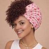 Pineapple Headband Curly Hair Extra Wide Stretchy Sleep Scarf Anti-Frizz Curl Protection Soft Breathable Night Hair Wrap