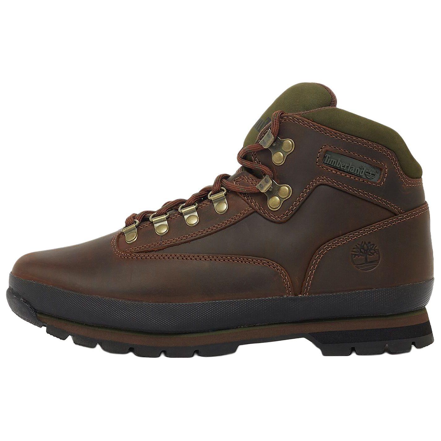 

Timberland Euro Hiker Leather Comfortable Soft Slip Resistant Durable High Top Hiking Shoes Men Hiking Shoes Brown TB0951002141 45