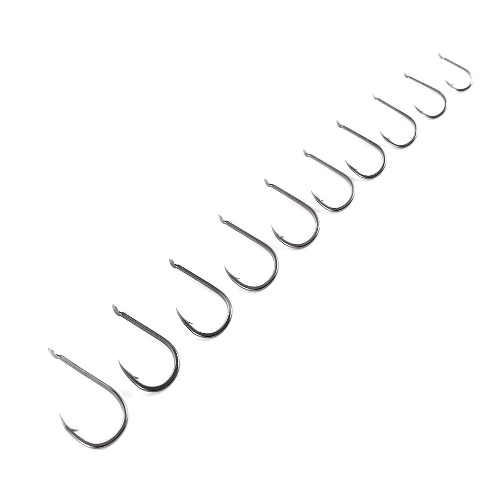 

Fishing Tackle High Carbon Steel Barbed Carp Hooks Fly Fishing Jip Fishing Hooks Single Fishhook 7