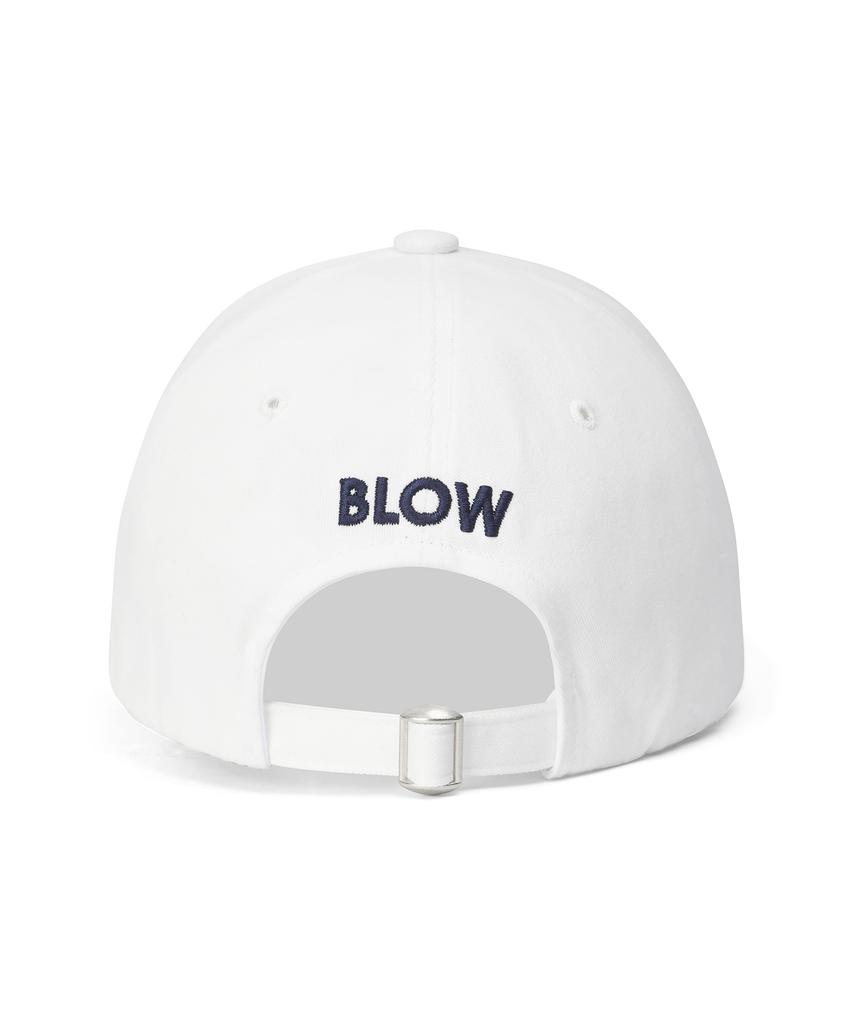 BLOW Signature Logo Ball Cap - White