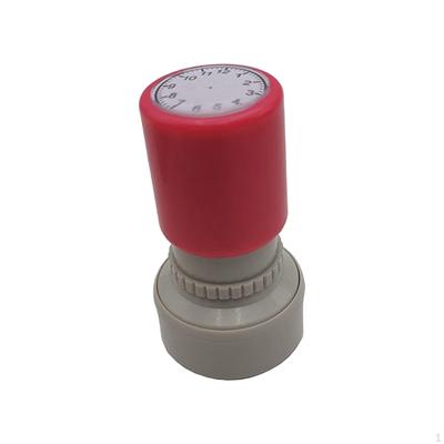 Clock Stamp Round Teacher DIY Crafts Time Stationery Supplies for Album Planner