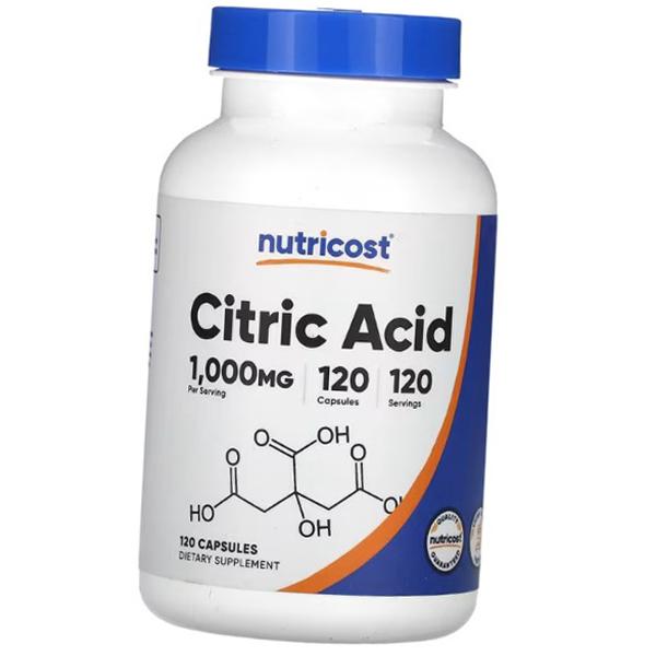 Citric Acid Capsules, Citric Acid 1000, Nutricost (71647041)
