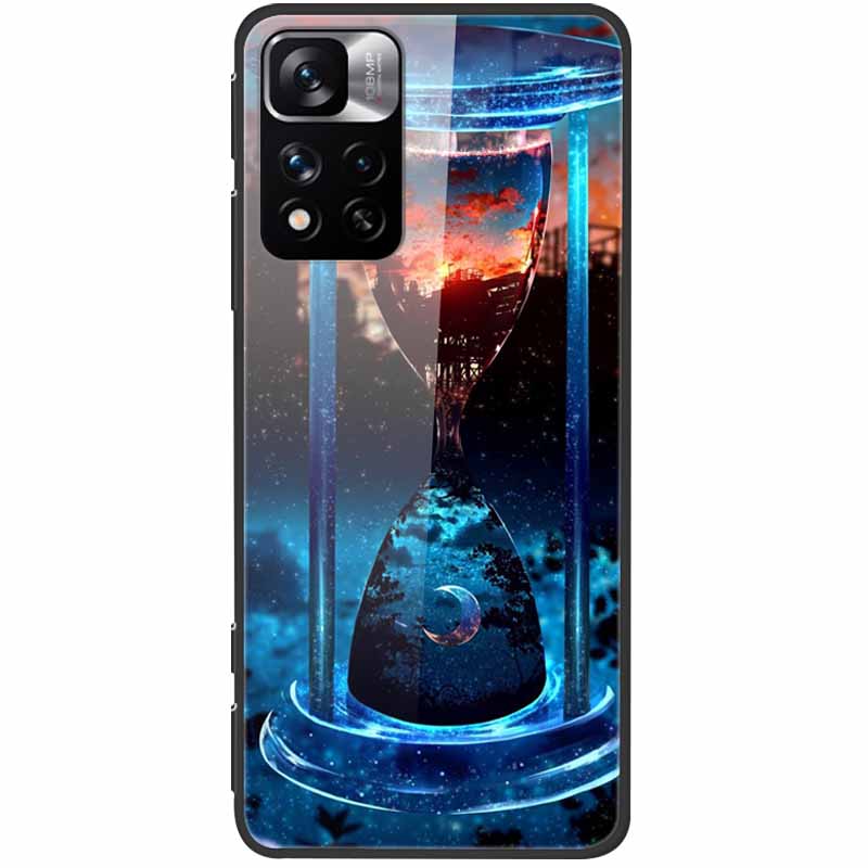 Tempered Glass Case For Xiaomi Redmi Note 11 Pro+ 5G Cover Hard Protective Funda for Redmi Note 11 Pro Plus 5G Soft Bumper 6.67