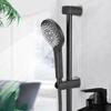 Rain Shower System Set with Handheld Spray Bathroom Shower Faucet Adjustable Slide Bar Shower Head