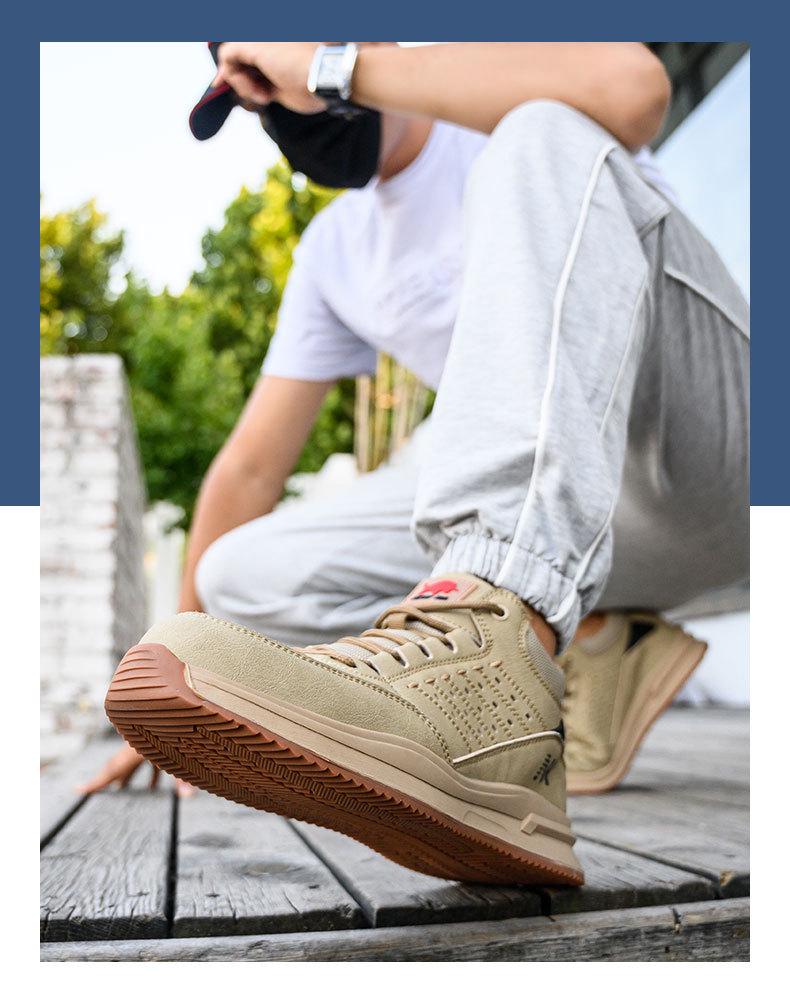 Custom Men's Breathable Anti-Slip Safety Shoes – Smash & Puncture Resistant