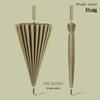 Windproof Double Canopy Umbrella with 24 Ribs and Long Handle