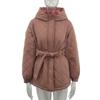 Womens Warm Hooded Down Coat With Belt Long Length Fit 85-90% Duck Fill Winter 2026
