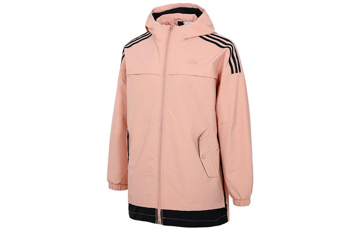Adidas Jackets Women s Pink Hooded Moderate Other H09692 XS